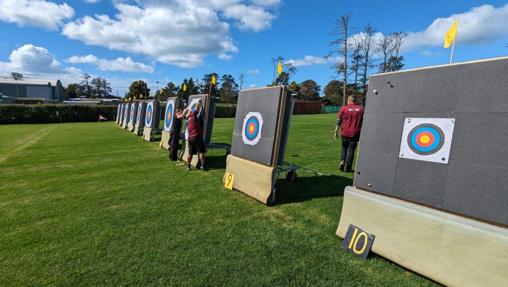 shooting at shore archery club