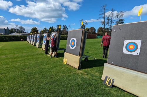 shooting at shore archery club