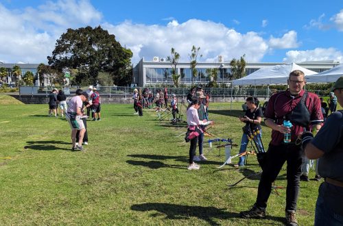 shooting at shore archery club