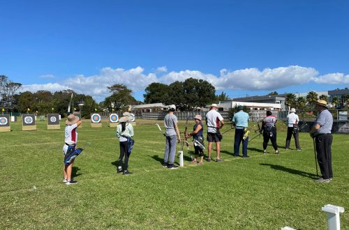 shooting at shore archery club